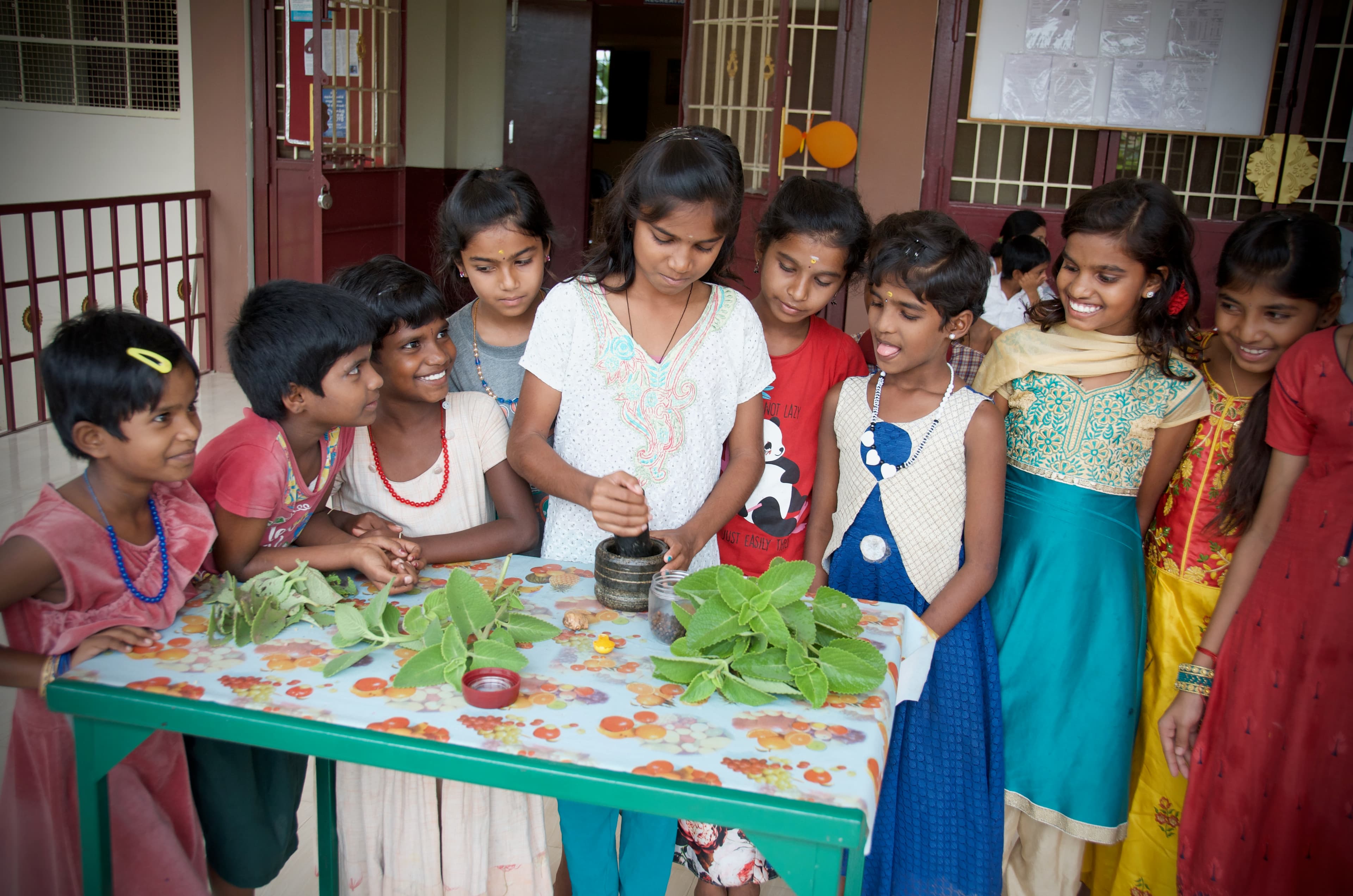 Insegnare alle ragazze i benefici delle piante